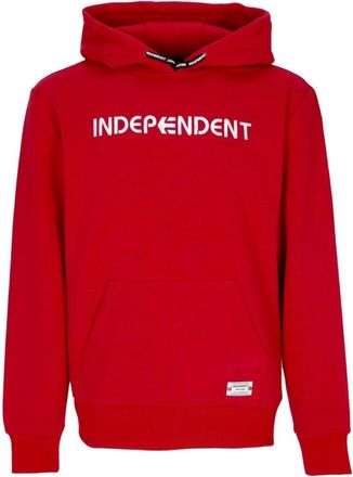 Etnies Geborduurde Hoodie Rood Mannen Sweatshirt - Heren - Hoodies - Rood - S - Katoen - Hoodies & sweatvesten