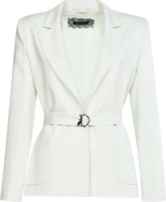 Patrizia Pepe Blazers - Dames - Blazers - Wit - XS - Jassen