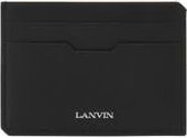 Lanvin Compagnon Leather Cardholder in Black at Nordstrom