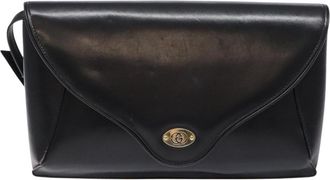 Gucci Black Leather Shoulder Bag (Pre-Owned)