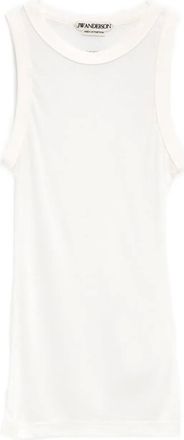 J.W.Anderson Geribbelde tanktop - Wit