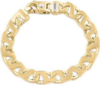 Pompeii3 Mens Link 14k Gold (42gram) or Platinum (68gram) 10mm Link Bracelet 8.5