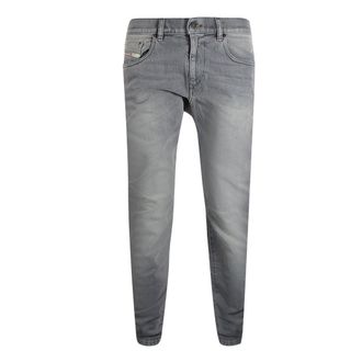 Diesel Heren 2019 D-Strukt-R Katoenen Denim Jeans (Grijs wasgoed)