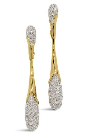 Alexis Bittar Solanales Crystal Pav&eacute; Teardrop Earrings in Crystals at Nordstrom