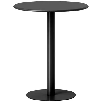 HOMCOM Mesa de comedor 60x60x72 cm negro