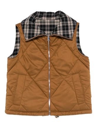 Varley quilted reversible gilet - Brown