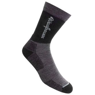Woolpower Logo Motion Wandersocken - Unisex | grau