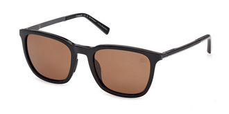Timberland TB00087 Polarized 01H Mens Sunglasses Black Size 55