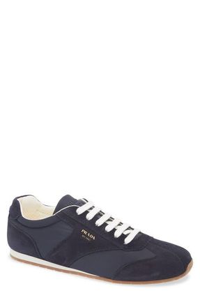 Prada Low Profile Sneaker in Blue at Nordstrom, Size 11.5Us