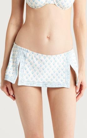 Solid & Striped The Juliette Skirted Bikini Bottoms in French Floral at Nordstrom, Size X-Large