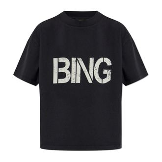 Anine Bing T-Shirts, female, Black, Size: XS Vagner T-shirt