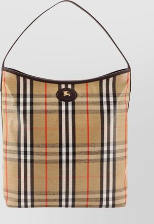 Burberry highlands canvas shoulder bag