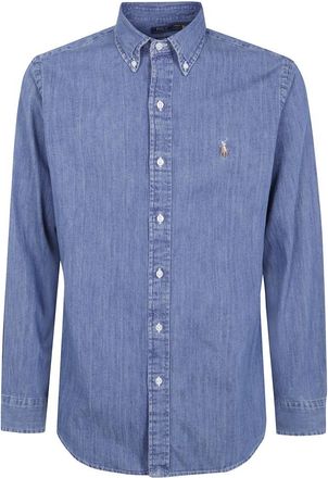 Polo Ralph Lauren Casual Shirts - Heren - Spijkeroverhemden - Blauw - M - Overhemden