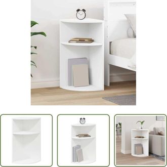 vidaXL vidaXL Tavolino bianco - Tavolino Bianco 29,6 x 29,6 x 60 cm Legno multistrato