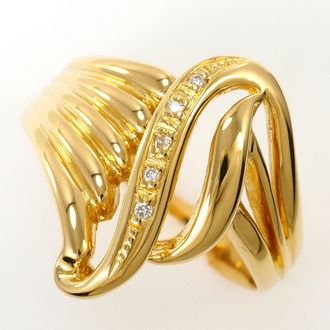 C&A Yellow Gold Yellow Gold (18K) Band Ring (Pre-Owned)