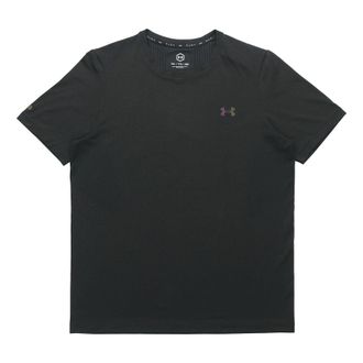 Under Armour Mens Under Armour Rush Seamless Casual Sports Breathable Short Sleeve Black 1361130-001