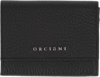 Orciani A Busta Piccolo Soft Pebbled Leather Small Wallet