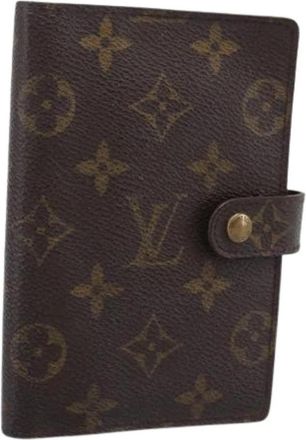 Louis Vuitton Pre-owned Day Planner Cover - Dames - Vintage Accessoires - Bruin - ONE Size - Vintage