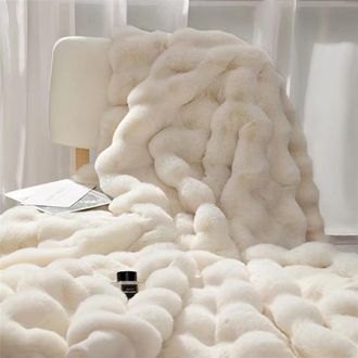 OEM Manta De Microfibra Suave Y Mullida Con Forma De Burbuja, Ideal Para Viajes, Sof&aacute; O Cama En Cualquier Estaci&oacute;n Del A&ntilde;o. Dimensiones: 100 X 160 Cm. Col