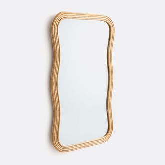 La Redoute Interieurs Spiegel in rotan H75 cm, Vaguo