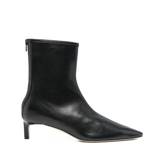 Dear Frances Topo Pointed Leather Bootie