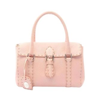 Fendi Pre-owned Handbags, female, Pink, Size: ONE SIZE Pre-owned Vintage Handbag