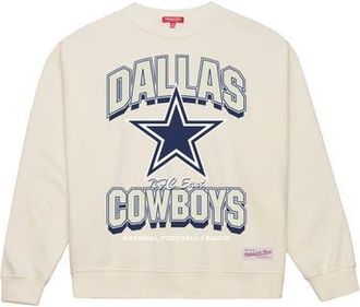 Mitchell & Ness Womens Mitchell & Ness Cream Dallas Cowboys Tonal Arch Sweatshirt at Nordstrom, Size Xx-Large