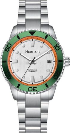 Heritor Bexley Automatic Silver Dial Mens Watch HERHS4501