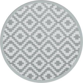 vidaXL Alfombra Exterior Arakil Gris &Oslash;200 Cm Pp Vidaxl