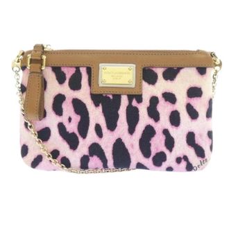Dolce & Gabbana Pre-owned Leren Schoudertas - Dames - Pre-owned - Roze - Maat: ONE Size Leer