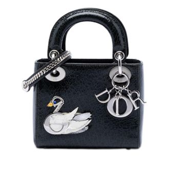 Dior Pre-owned Dior Mini Deerskin Ceramic Effect Jeweled Swan Lady Dior Ladies QGIGEIR66I2XNCS8