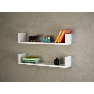 Dmora Estanter&iacute;a Ismene, Estante, Estante De Pared, Estanter&iacute;as Multiusos, 63x15 H15 Cm, Blanco - Dmora