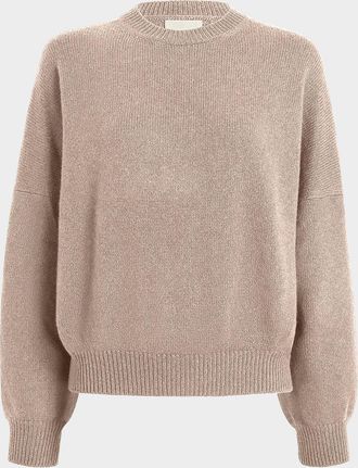 Khaite Margaux Cashmere Crewneck Sweater