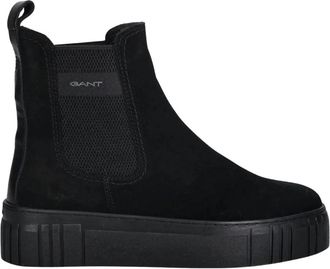 GANT Snowmont Chelsea Boots - Dames - Chelseaboots - Zwart - 36 EU - Wol - Schoenen