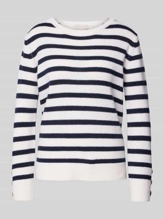 Hemisphere Strickpullover aus reinem Kaschmir in Marine, Größe 36