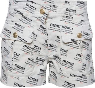 Gucci 2018 logo-print shorts - White
