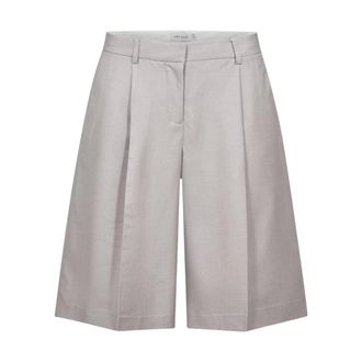 Copenhagen Muse Cmtenna Bermuda Shorts - Dames - Korte Broeken - Grijs - XS - Leer - Korte Broeken