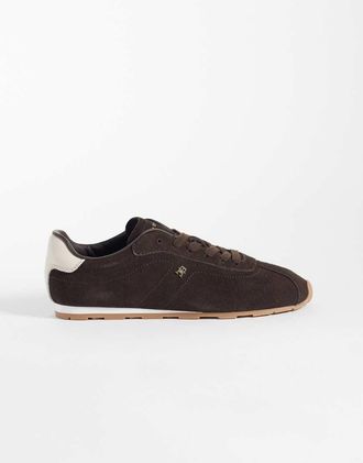 Tommy Hilfiger Bella - Sneakers basse in camoscio marrone