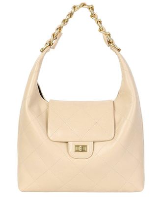 Tiffany & Fred Quilted Leather Hobo Bag