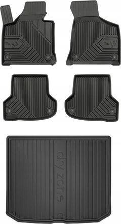 OEM Juego De 77 Alfombrillas De Goma Para Audi Rs3 8p 2003-2013