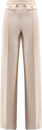 Elisabetta Franchi Satin Trousers-Donna