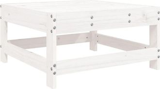 vidaXL Taburete De Jard&iacute;n De Madera Maciza De Pino Vidaxl