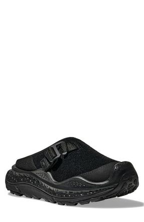 Hoka One One Ora Primo EXT Slip-On Sneaker in Black /Black at Nordstrom, Size 10.5