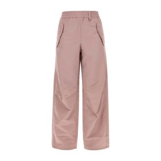 Herno Wide Trousers, female, Pink, Size: 2XS Wide Trousers