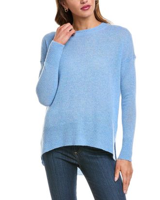 Alberta Ferretti Philosophy Oversized Crewneck Cashmere Sweater