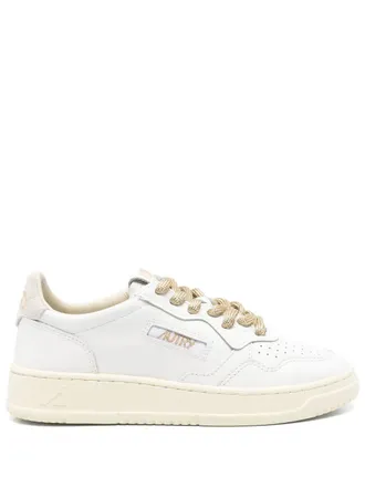 Autry Trainers Leather White Medalist Low Woman Sneakers