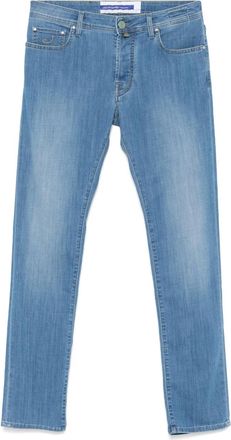 Jacob Cohen Jeans con applicazione logo - Blu