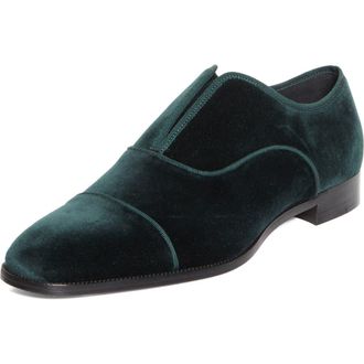 Christian Louboutin Alpha Male II Cap Toe Slip-On in Agave at Nordstrom, Size 10.5Us