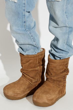 UGG Suede Snow Boots Bucked Boot, Womens, Brown