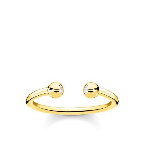Bague Thomas Sabo Infinity En Argent Sterling 925 Avec Perles - Modèle TR2320, Symbole Infini, Tailles Disponibles